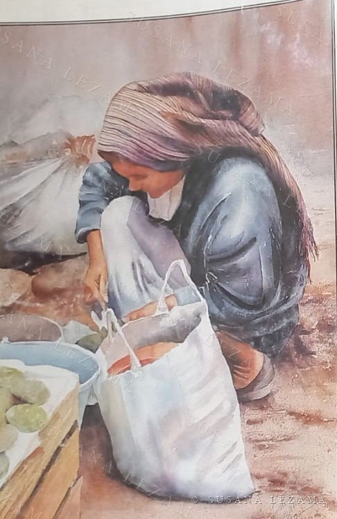 Doña Cuca y sus nopales — Susana Lezama